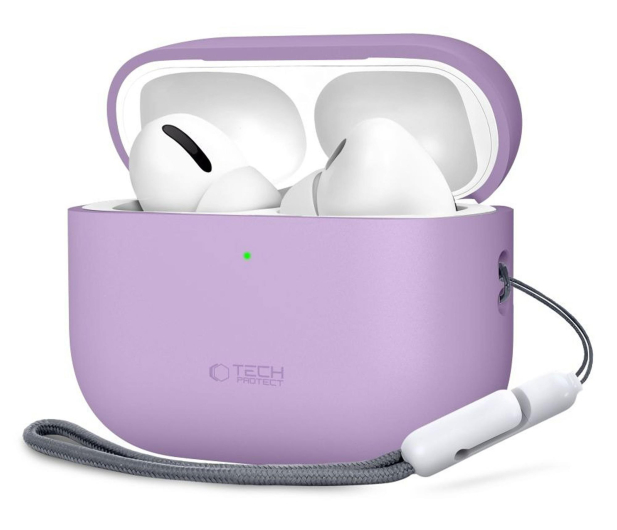 Tech-Protect Silicone Do Apple Airpods Pro 3 Lavender - 1367332 - zdjęcie 2